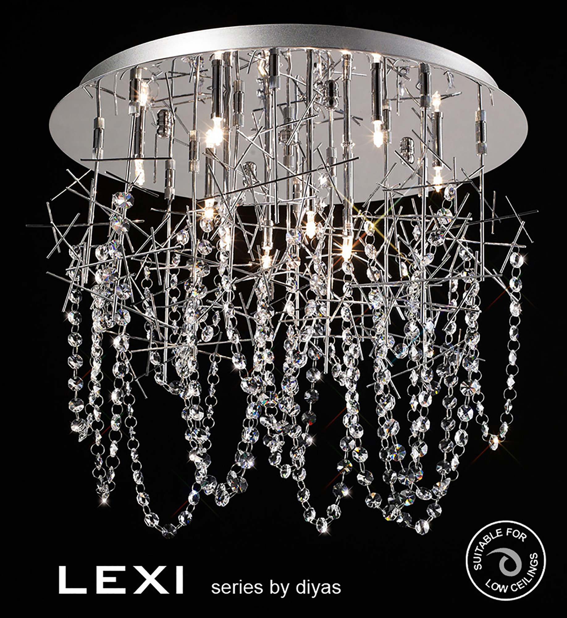 Lexi Crystal Wall Lights Diyas Modern Crystal Wall Lights Lexi Crystal Wall Lights Diyas Modern Crystal Wall Lights